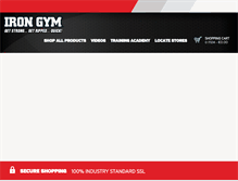 Tablet Screenshot of irongym-europe.com